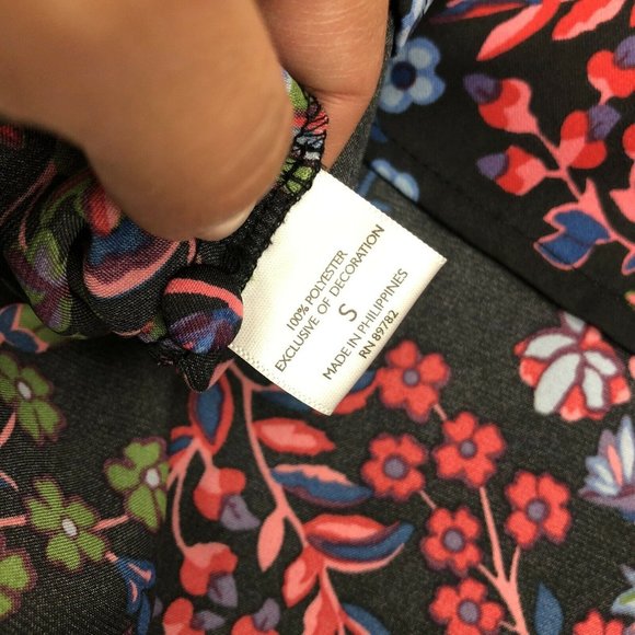 Josie Camisole Tank flora button down Sz S - Picture 7 of 7